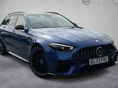 Used Mercedes C63 AMG Premium Plus 680 HP (500 kW) 2023 Blue Estate