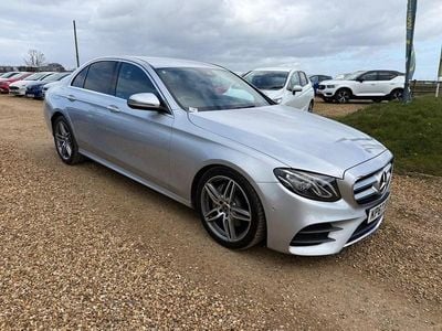 Used Mercedes E220 AMG line 194 HP (142 kW) 2017 Silver Sedan