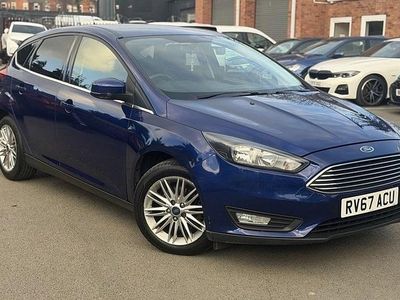 Used Ford Focus Zetec 125 HP (91 kW) 2017 Blue Hatchback