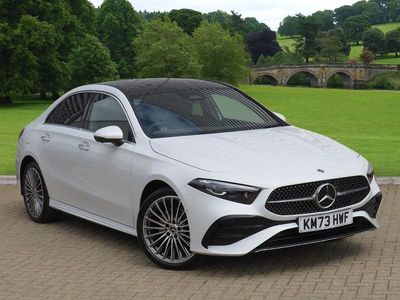 White Used 2023 Mercedes A250 AMG Line Premium Plus Sedan | £25,400 (Expensive)