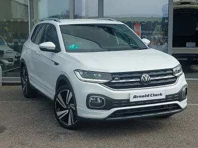 Used VW T-Cross R-line 110 HP (80 kW) 2021 White SUV