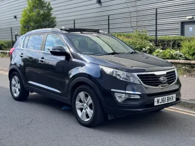 Używany Kia Sportage 115 KM (84 kW) 2011 Czarny SUV