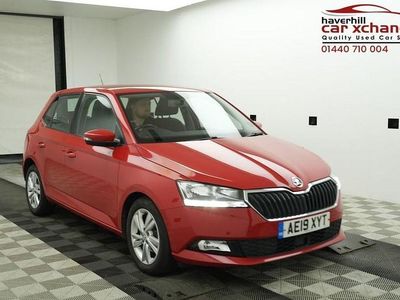 Used Skoda Fabia SE 75 HP (55 kW) 2019 Red Hatchback