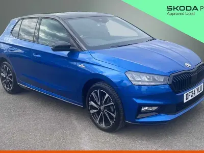 Used Skoda Fabia Monte Carlo 113 HP (83 kW) 2024 Race blue metallic black magic pearl effect Hatchback