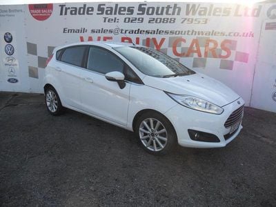 Used Ford Fiesta Titanium 2017 White Hatchback