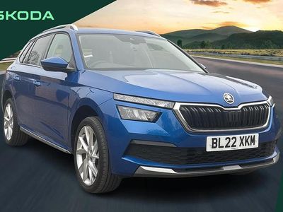 Used Skoda Kamiq SE L Executive 115 HP (84 kW) 2022 Blue SUV