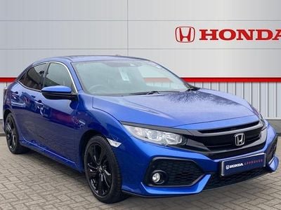 Used Honda Civic SR 129 HP (94 kW) 2018 Blue Hatchback