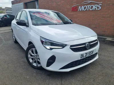 Used Vauxhall Corsa 75 HP (55 kW) 2021 White Hatchback