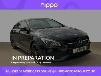 Used Mercedes CLA220 AMG line 170 HP (125 kW) 2019 Black Coupe