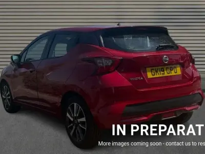 Usata Nissan Micra Acenta Limited Edition 90 CV (66 kW) 2019 Rosso Utilitaria