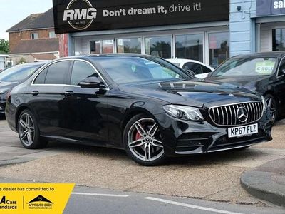 Black Used 2017 Mercedes E220 AMG line Sedan | £13,950 (Fair price)