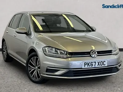 Used VW Golf VII SE 110 HP (80 kW) 2017 Silver Hatchback
