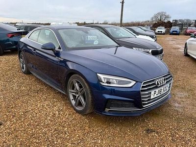 Blue Used 2018 Audi A5 S-Line Coupe | £12,949 (Fair price)