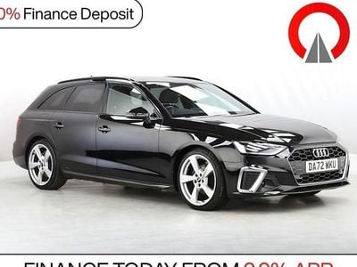 Used Audi A4 S-Line 150 HP (110 kW) 2022 Black Estate