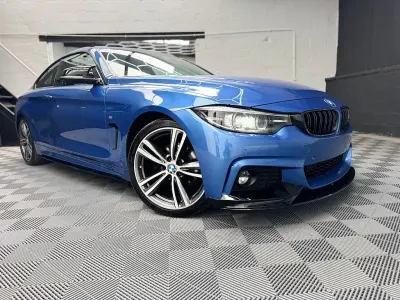 Used BMW 420 Coupé M Sport 190 HP (139 kW) 2018 Blue Coupe