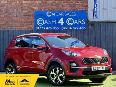 Used Kia Sportage 136 HP (100 kW) 2021 Red SUV