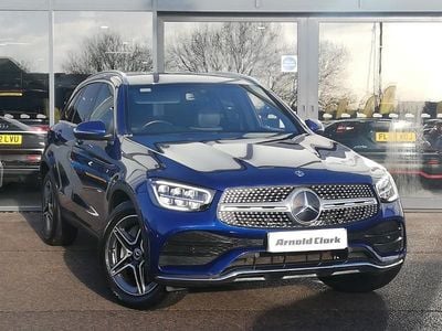 Blue Used 2020 Mercedes GLC220 AMG line SUV | £26,498 (Fair price)