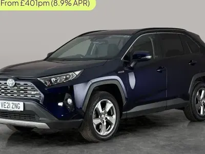 Used Toyota RAV4 Hybrid Design 218 HP (160 kW) 2021 Blue SUV