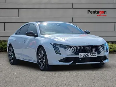 New Peugeot 508 Allure 221 HP (162 kW) 2026 White Hatchback