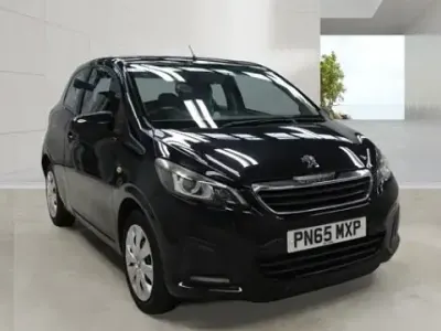 Used Peugeot 108 Active 68 HP (50 kW) 2015 Black Hatchback