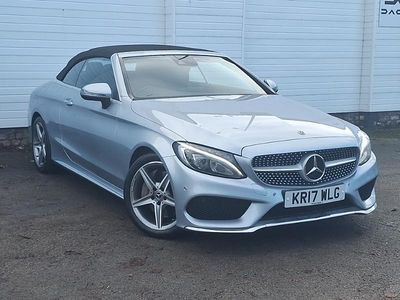 Used Mercedes C250 AMG Line Premium Plus 204 HP (150 kW) 2017 Silver Cabriolet