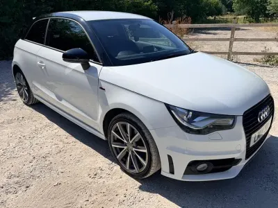 Used Audi A1 S-Line 122 HP (89 kW) 2014 White Hatchback