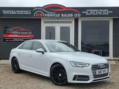 Used Audi A4 S-Line 2017 White Sedan