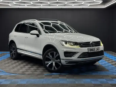 Used VW Touareg R-line 2015 White SUV