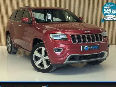 Used Jeep Grand Cherokee Overland 250 HP (183 kW) 2016 Red SUV