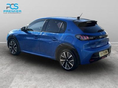 Used Peugeot e-208 GT 100 kW (136 HP) 2021 Blue Hatchback