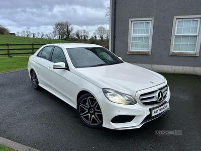 White Used 2015 Mercedes E220 AMG line Sedan | £10,750 (A bit pricey)