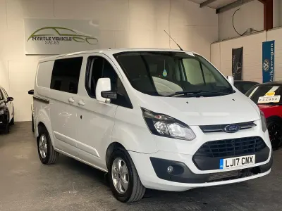 Used Ford Transit Custom 130 HP (95 kW) 2017 White Van