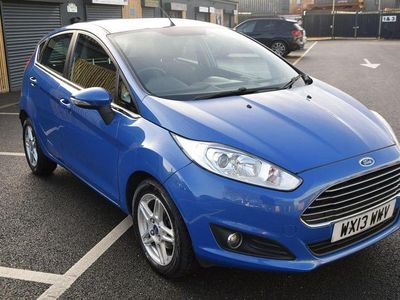 Used Ford Fiesta Zetec 2013 Blue Hatchback