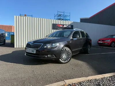 Used Skoda Superb 170 HP (125 kW) 2013 Black Estate