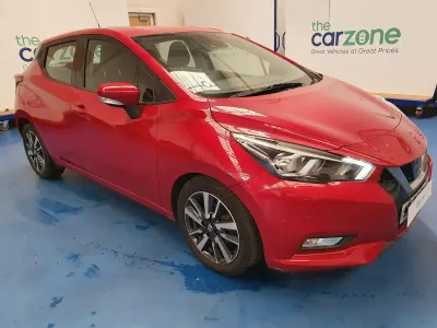 Used Nissan Micra Acenta 90 HP (66 kW) 2018 Red Hatchback