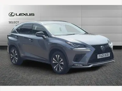 Used Lexus NX300h Sport Line 194 HP (142 kW) 2021 Grey SUV