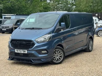 Used Ford Transit Custom Limited 130 HP (95 kW) 2020 Blue Van