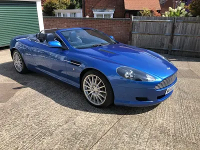 Used Aston Martin DB9 450 HP (330 kW) 2005 Vertigo blue Cabriolet