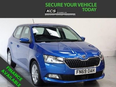 Blue Used 2019 Skoda Fabia SE Hatchback | £10,250 (Fair price)
