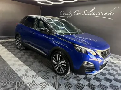 Used Peugeot 3008 GT-line 130 HP (95 kW) 2017 Blue SUV