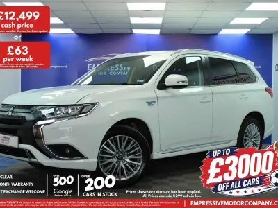 Used Mitsubishi Outlander P-HEV 2019 White SUV