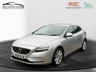 Bright silver Used 2018 Volvo V40 Inscription Hatchback | £9,995 (Fair price)
