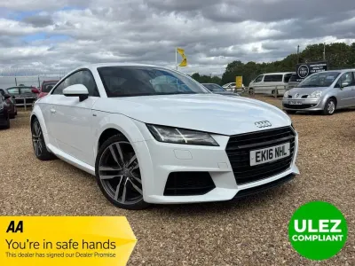 Used Audi TT S-Line 230 HP (169 kW) 2016 White Coupe