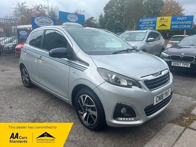 Silver Used 2018 Peugeot 108 Collection Hatchback | £4,766 (Fair price)