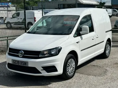 Used VW Caddy Trendline 102 HP (75 kW) 2019 White MPV
