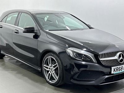 Used Mercedes A200 AMG Line Premium Plus 136 HP (100 kW) 2018 Black Hatchback
