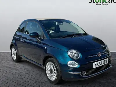 Used Fiat 500C 69 HP (50 kW) 2023 Blue Cabriolet