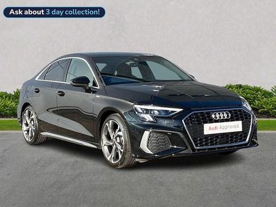 Black Used 2024 Audi A3 S-Line Sedan | £25,785 (Fair price)