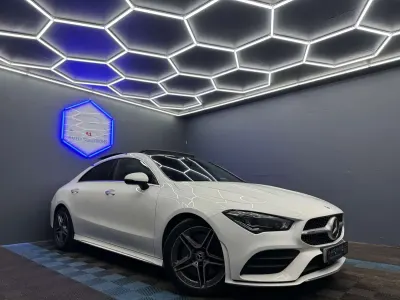 Used Mercedes CLA180 AMG Line Premium Plus 136 HP (100 kW) 2020 White Sedan