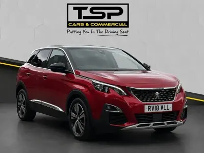 Used Peugeot 3008 GT-line 130 HP (95 kW) 2018 Red SUV
